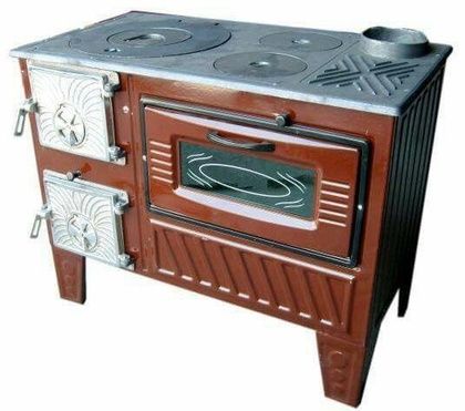 Отопительно-варочная печь МастерПечь ПВ-03 с духовым шкафом, 7.5 кВт в Чайковском