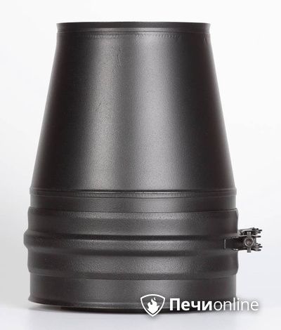 Комплектующие дымохода Schiedel Конус д.150 PM25 (Черный) Permetr в Чайковском