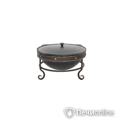 Аксессуары и комплектующие для банных печей Везувий Подставка под казан 12л кованная в Чайковском