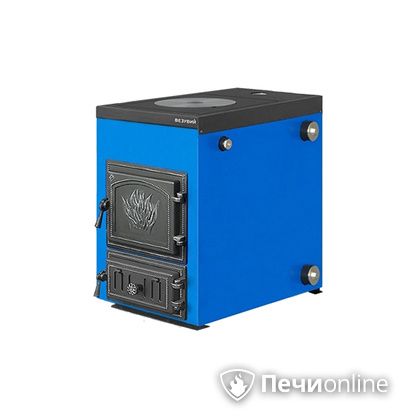 Отопительный котел Везувий Эльбрус-18 с плитой Везувий В1 в Чайковском