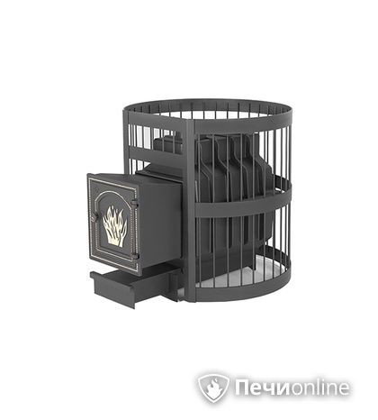 Дровяная печь-каменка Везувий Легенда Ретро Стандарт" 24 (ДТ-4) в Чайковском