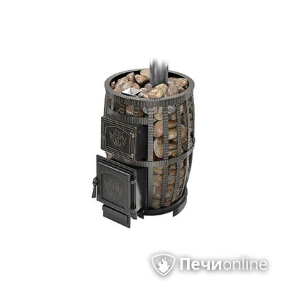 Дровяная печь-каменка Везувий Легенда Русский пар Ковка 18 (271) б/в в Чайковском