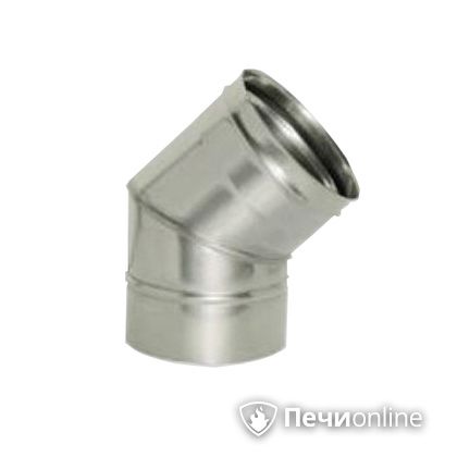 Дымоход Дымок Колено 45° одностенный 0.8 мм ОТНR_45 150 в Чайковском
