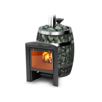 Дровяная банная печь TMF Саяны II Inox Витра ЗК в Чайковском