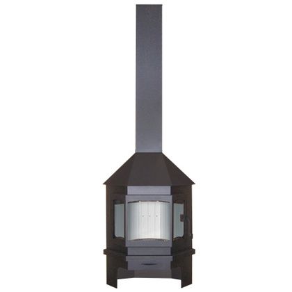 Печь-камин Бавария (Экокамин) угловая мюнхен, графит в Чайковском