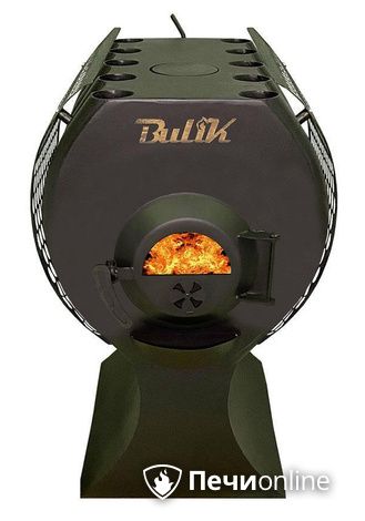 Отопительно-варочная печь Березка BulyK 400 Плюс со стеклом и экранами боковыми в Чайковском