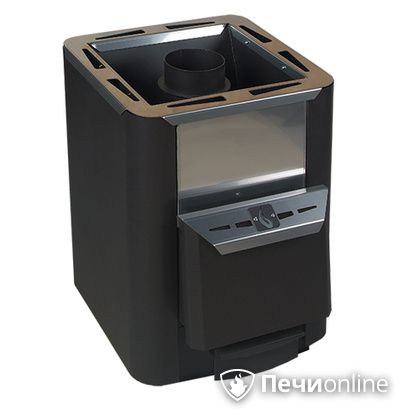 Дровяная банная печь Конвектика Колибри 9У антрацит в Чайковском