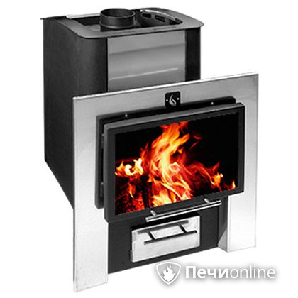 Дровяная банная печь Конвектика 26 Плазма антрацит в Чайковском