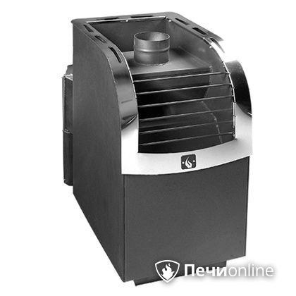 Дровяная банная печь Конвектика Ниагара Сетка 16 антрацит в Чайковском
