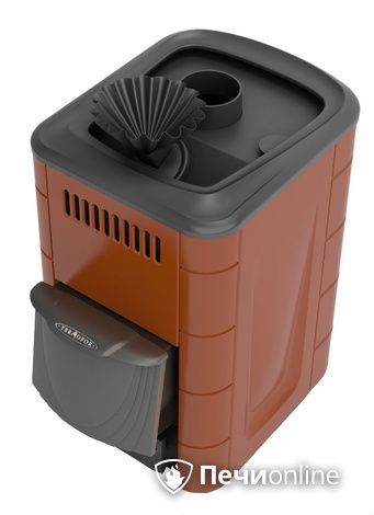Дровяная печь-каменка TMF Гейзер Мини 2016 Carbon ДА КТК ЗК терракота в Чайковском