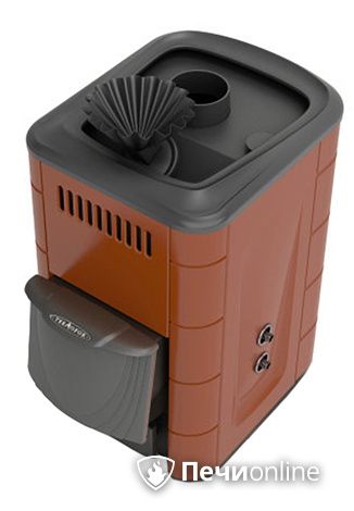Дровяная печь-каменка TMF Гейзер Мини 2016 Carbon ДА КТК ЗК ТО терракота в Чайковском