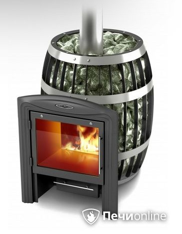 Дровяная банная печь TMF Саяны Carbon Витра в Чайковском