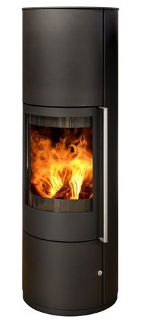 Печь-камин ABX Trollvik, черная сталь в Чайковском
