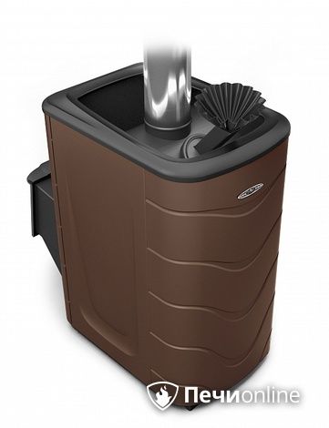Дровяная банная печь TMF Гейзер 2014 Inox ДА ЗК шоколад в Чайковском