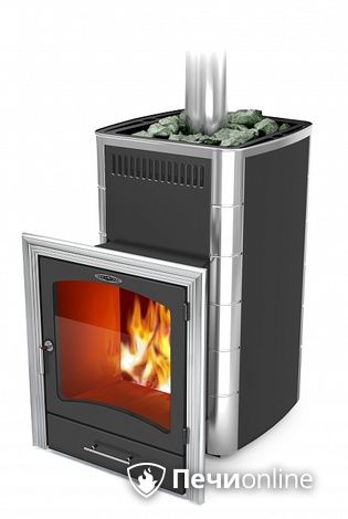 Дровяная банная печь TMF Калина II Inox БСЭ ТО антрацит НВ ПРН в Чайковском