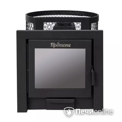 Дровяная банная печь Протопи Чугунка 16 Финка Панорама в Чайковском