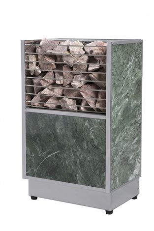 Электрокаменка для сауны Политех Kristina Stone Малахит с испарителем, 6 кВт в Чайковском