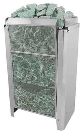 Электрокаменка для сауны Политех Kristina Classic Stone облицованная змеевиком 16 кВт в Чайковском