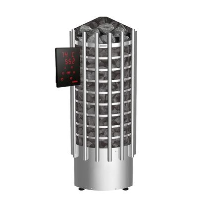 Электрокаменка для сауны Harvia Glow Corner TRC90XE c цифровой панелью управления в Чайковском