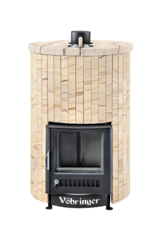 Дровяная банная печь Ферингер Уют-18 ПФ (Пироксенит наборный) в Чайковском