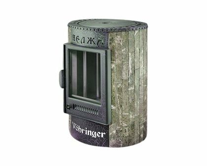 Отопительно-варочная печь Ферингер  Нелжа ПФ (Жадеит наборный) в Чайковском