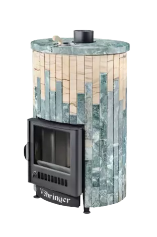 Печь для бани Ферингер  Уют-18 ПФ (Змеевик+"Окаменевшее дерево") в Чайковском