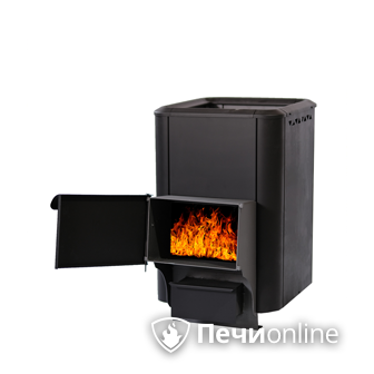 Дровяная банная печь НМК Сибирь сталь 6 мм в Чайковском