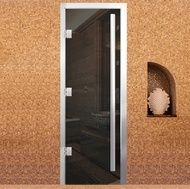 Дверь для бани Arta Премьер 60G Серая, 1900х700 мм