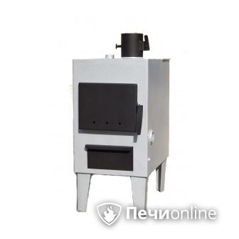 Твердотопливный котел НМК Сибирь 8 ТПЭ ножки и переходник на круглую трубу в комплекте в Чайковском