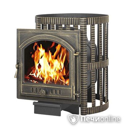 Дровяная банная печь Везувий Легенда Ковка 16 (205) чугун в Чайковском