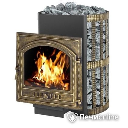 Дровяная банная печь Везувий Скиф Ковка 22 (205) в Чайковском