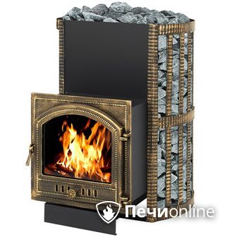 Дровяная банная печь Везувий Скиф Ковка 38 (205) в Чайковском