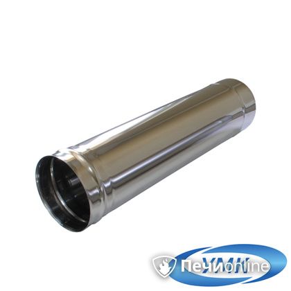 Дымоход УМК Труба D180 L=0,25 м 1,0 мм. нержавейка в Чайковском