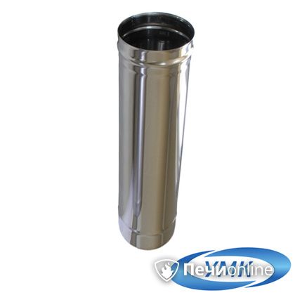 Дымоход УМК Труба D140 L=0.5 м 0.5 мм. нержавейка в Чайковском