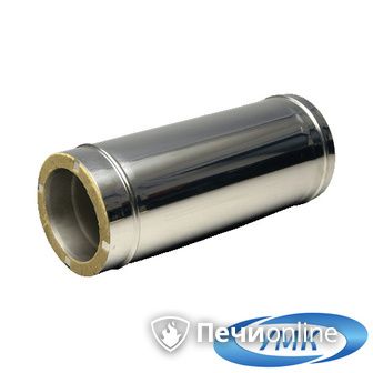 Дымоход УМК Сэндвич-труба 0,5м 160х220 Н+Н 0.5мм 0.5мм по воде в Чайковском