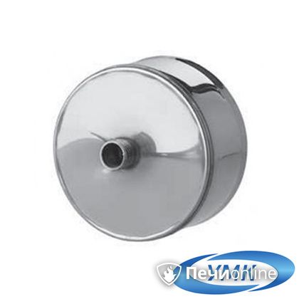  УМК Заглушка с конденсатоотводом D200 0.5 мм нержавейка внутренняя в Чайковском