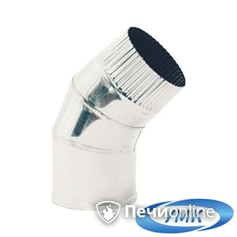 Дымоход УМК Отвод 135° D180 0.5мм нержавейка в Чайковском