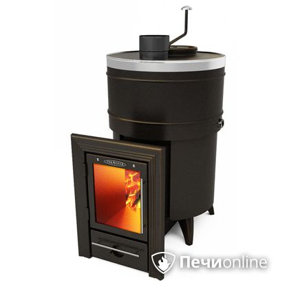 Дровяная банная печь TMF Скоропарка 2012 Inox Люмина черная бронза в Чайковском