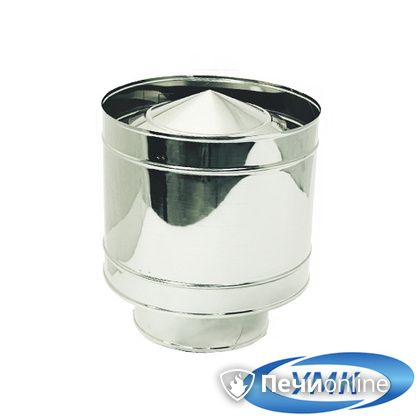 Дымоход УМК Зонт с дефлектором D150 0.5 мм нержавейка в Чайковском