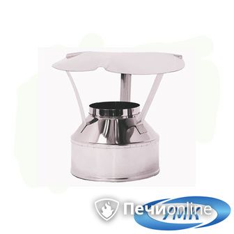 Дымоход УМК Оголовок D150х210 Н+Оц 0.5мм 0.5мм по воде в Чайковском