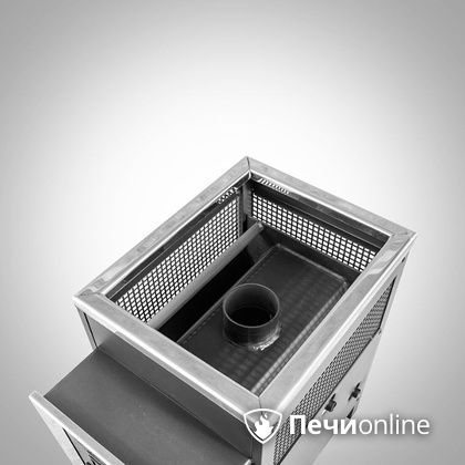Дровяная банная печь Радуга ПБ-21 (встроенный теплообменник) 6 мм прочистная дверца в Чайковском