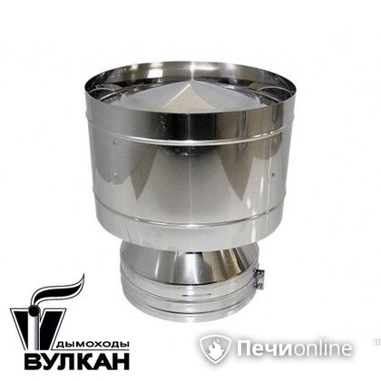 Дефлектор Вулкан DDH с изоляцией 50 мм D=200/300 нержавейка/оцинковка в Чайковском