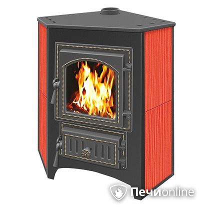 Печь-камин Везувий ПК-01(220) угловой красный в Чайковском