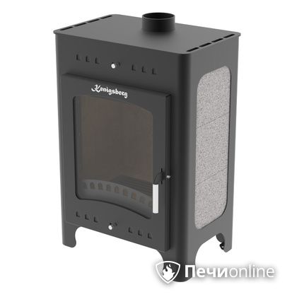 Печь-камин Протопи Кенигсберг 9U без конфорки выход дымохода вверх в Чайковском