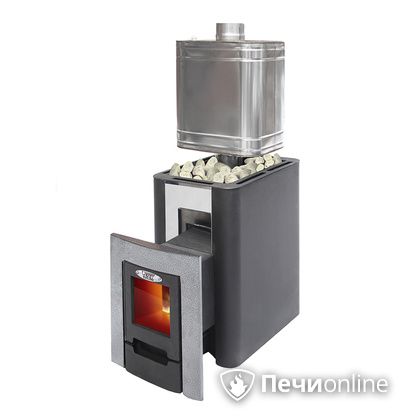 Дровяная банная печь УЗПО Жарсталь Волжанка Порта дверца со стеклом в Чайковском