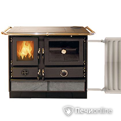 Отопительно-варочная печь MBS Super Thermo Magnum Stone R с духовым шкафом и теплообменником в Чайковском
